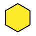 yellow hexagon